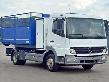 Camião polibenne Mercedes-Benz 815 * Abrollkipper  + CONTAINER 3,68 m * TOP: foto 4