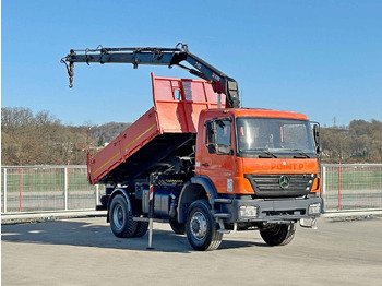 Camião grua Mercedes-Benz AXOR 1829 * HIAB 1111 HIDUO + FUNK * TOP * 4x4: foto 2