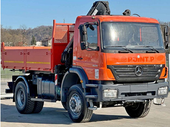 Camião grua Mercedes-Benz AXOR 1829 * HIAB 1111 HIDUO + FUNK * TOP * 4x4: foto 4