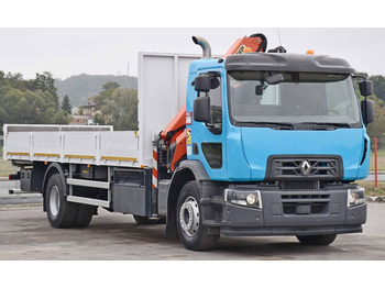 Camião grua, Camião de caixa aberta/ Plataforma Renault C 320 * PK 12002 EH A + FUNK * TOPZUSTAND: foto 3