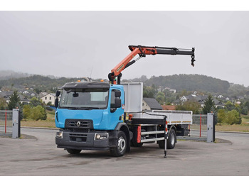 Camião grua, Camião de caixa aberta/ Plataforma Renault C 320 * PK 12002 EH A + FUNK * TOPZUSTAND: foto 2