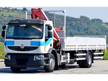 Camião grua, Camião de caixa aberta/ Plataforma Renault Premium 310 DXI* FASSI F130AC.23+FUNK* TOP Renault Premium 310 DXI* FASSI F130AC.23+FUNK* TOP: foto 3