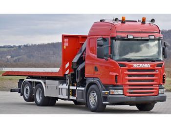 Camião grua, Camião polibenne Scania G 400 * Abschleppwagen 6,40m* KRAN + FUNK * TOP: foto 3