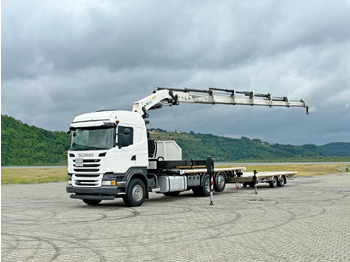 Camião grua Scania R440 * HIAB 422 E-6 HIPRO + FUNK + Anhänger! 6x4: foto 2