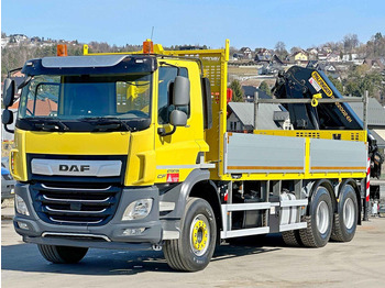 Camião de caixa aberta/ Plataforma, Camião grua DAF CF 450 * PK 22002 - EH D + FUNK * 6x4 * TOP: foto 4