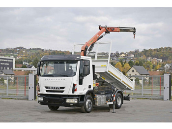 Camião basculante, Camião grua Iveco EUROCARGO 100E19 * TOPZUSTAND: foto 2 Camião basculante, Camião grua Iveco EUROCARGO 100E19 * TOPZUSTAND: foto 2