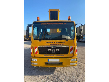 Caminhão com plataforma aérea, Camião grua MAN Lifting basket - Ruthmann T330 33 m: foto 2