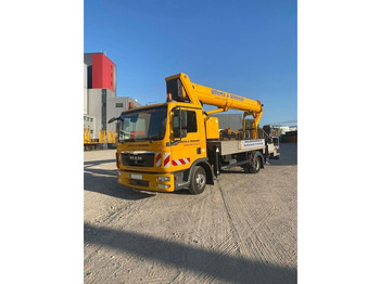 Caminhão com plataforma aérea, Camião grua MAN Lifting basket - Ruthmann T330 33 m: foto 3