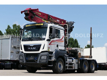 Leasing de MAN TGS 33.500 - Timper truck+crane MAN TGS 33.500 - Timper truck+crane: foto 1