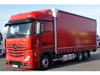 Camião de lona MERCEDES-BENZ Actros