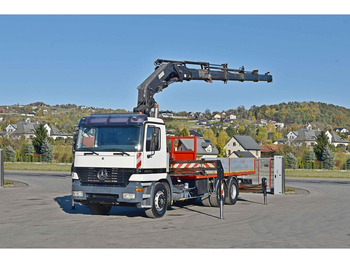 Camião de caixa aberta/ Plataforma, Camião grua Mercedes-Benz ACTROS 2635 Pritsche: foto 2
