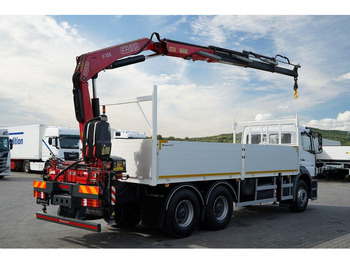 Camião de caixa aberta/ Plataforma, Camião grua Mercedes-Benz / AXOR 2633 / 6X4 / SKRZYNIOWY - 6,55 M / MOCNA PODŁOGA / HDS FA: foto 5