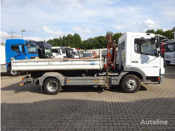 Camião basculante, Camião grua Mercedes-Benz Atego 818 - 3 way tipper+crane: foto 4 Camião basculante, Camião grua Mercedes-Benz Atego 818 - 3 way tipper+crane: foto 4