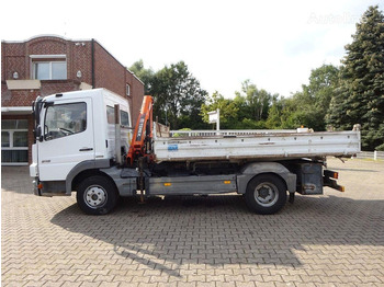 Camião basculante, Camião grua Mercedes-Benz Atego 818 - 3 way tipper+crane: foto 3 Camião basculante, Camião grua Mercedes-Benz Atego 818 - 3 way tipper+crane: foto 3