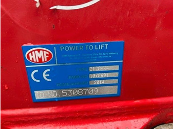 Grua para camião HMF 2120 K4 2014 CRANE KRAN REMOTE CONTROL: foto 3