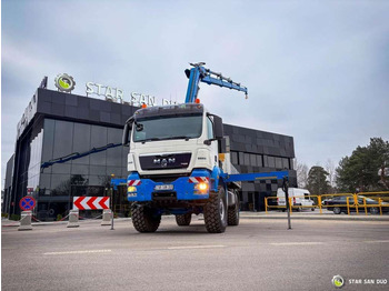 Camião grua, Camião de caixa aberta/ Plataforma MAN  TGS 18.440 4x4 HIAB 166 E-4 CRANE KRAN MAN  TGS 18.440 4x4 HIAB 166 E-4 CRANE KRAN: foto 3