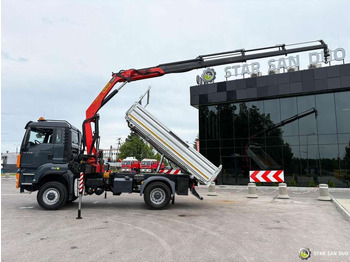Camião basculante MAN  TGS 18.480  PALFINGER PK 16502 HDS Crane,Kipper MAN  TGS 18.480  PALFINGER PK 16502 HDS Crane,Kipper: foto 3