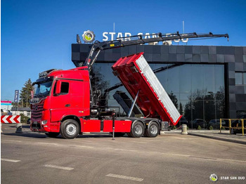 Camião grua novo Mercedes-Benz  AROCS 3358L 6x4 HIAB 192X-HIPRO E-6 Crane Kippe: foto 2