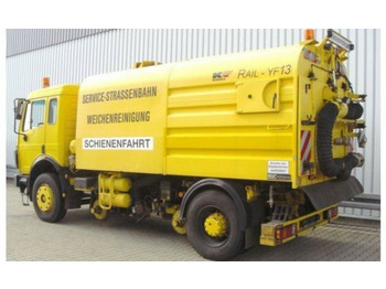 Varredora urbana Mercedes-Benz SK 1820 4x2 Schienenreinigungs Kehrmaschine RAIL: foto 3