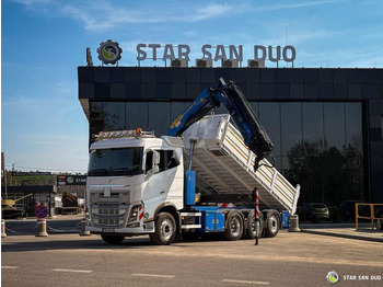 Camião basculante novo Volvo  FH 16.550 8x4 Palfinger PK 34002-SH Crane Kippe: foto 4