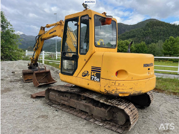 Escavadeira Komatsu PC75: foto 3