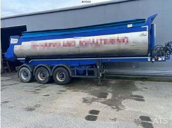 Reboque basculante Langendorf 3 akslet asfaltsemi m/ Hydraulsik kapell: foto 2