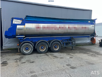 Reboque basculante Langendorf 3 akslet asfaltsemi m/ Hydraulsik kapell: foto 4