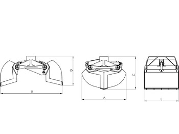 Balde de maxilas por Grua para camião novo Clamshell bucket for digging BV-M 300: foto 3