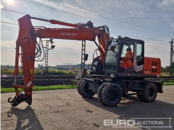 Escavadeira de rodas HITACHI ZX140W-3