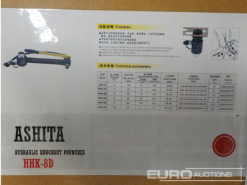 Equipamento de construção Unused Ashita HHK-8D: foto 4