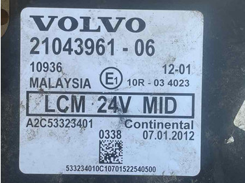 Sistema elétrico por Camião VOLVO ECU LCM 21043961 - 06: foto 3 Sistema elétrico por Camião VOLVO ECU LCM 21043961 - 06: foto 3