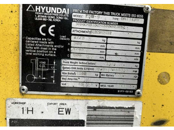 Empilhadeira elétrica Hyundai 25B-9: foto 4