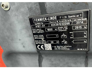 Empilhadeira a gás Linde H16T-01: foto 4