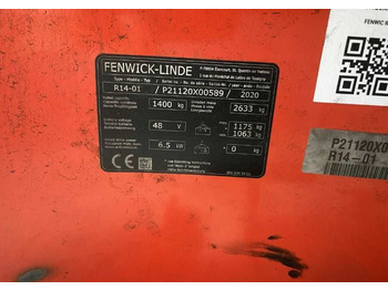 Empilhador retráctil Linde R14: foto 4