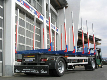 Reboque transporte de madeira