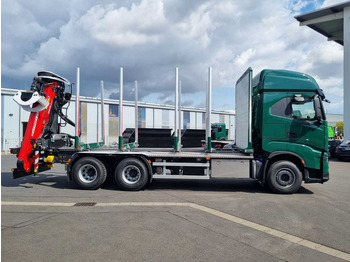 Camião de transporte de madeira, Camião grua novo Iveco X-WAY AS300X57ZP ON+ 6x4 Palfinger Epsilon M12 Z: foto 5