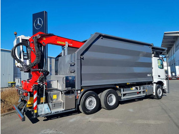 Camião de transporte de madeira, Camião grua novo Mercedes-Benz Arocs 2751L HAD + Q170L (11,5m!) -EBERT-Fäll-LKW: foto 5