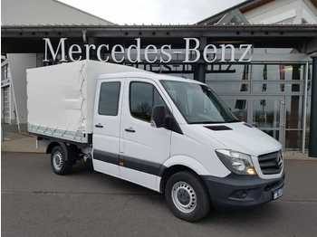 Carrinha de caixa aberta, Carrinha cabine dupla Mercedes-Benz Sprinter 213 CDI DoKa Pritsche Plane Klima: foto 1