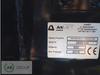 Balde para carregadeiras por Máquina agrícola ArkMET silage crocodile bucket  XXL A403.220, 2.2 m: foto 3