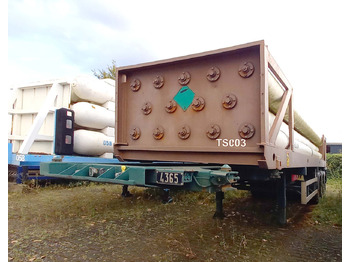 Semirreboque tanque FRUEHAUF Gas, compressed helium, hydrogen, Wasserstoff, 196 bar: foto 2