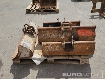 Balde 40", 36", 30", 30" Ditching Bucket 25-30mm Pin to suit Mini Excavator: foto 4