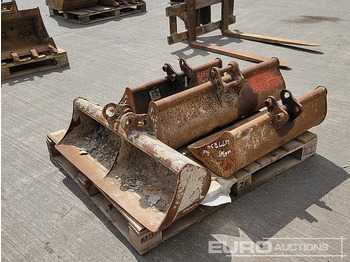 Balde 40", 36", 30", 30" Ditching Bucket 25-30mm Pin to suit Mini Excavator: foto 3