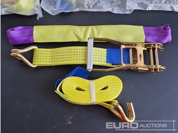 Equipamento de construção Unused Boss 4M x 50mm 5 Ton Ratchet Straps with Sling (4 of): foto 4