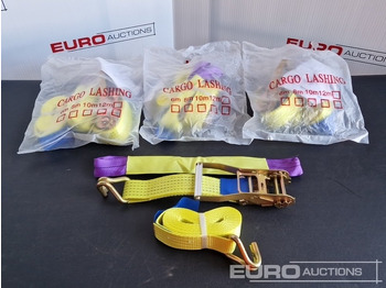 Equipamento de construção Unused Boss 4M x 50mm 5 Ton Ratchet Straps with Sling (4 of): foto 2