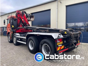 Camião com sistema de cabo, Camião grua MAN TGA 41.440 8X4 BB Palfinger Epsilon Z-Kraan bouwjaar 2011 + NCH 30 Ton's Kabel-containersyteem - Handgeschakeld - Bouwjaar 2007 - Km 582.782: foto 3