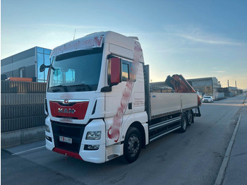 Camião de caixa aberta/ Plataforma, Camião grua MAN TGX 26.440: foto 2