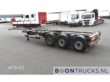 Semi-reboque transportador de contêineres/ Caixa móvel Kögel PORT 40 SIMPLEX 20 | 2x20-30-40ft HC * LIFT AXLE * SAF / DISC * EXTENDABLE REAR * MOT 02-2026: foto 3