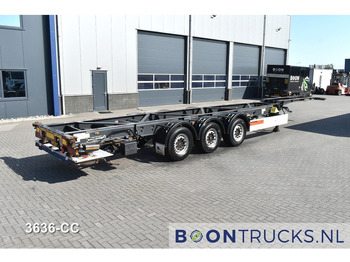 Semi-reboque transportador de contêineres/ Caixa móvel SCHMITZ SCF