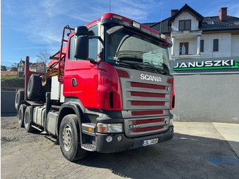 Camião de transporte de madeira SCANIA R 500