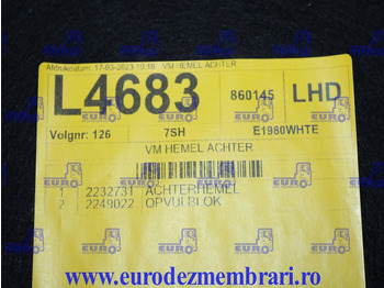 Cabine e interior por Camião ELEMENT INTERIOR CABINA DAF XF XG 2232731: foto 2